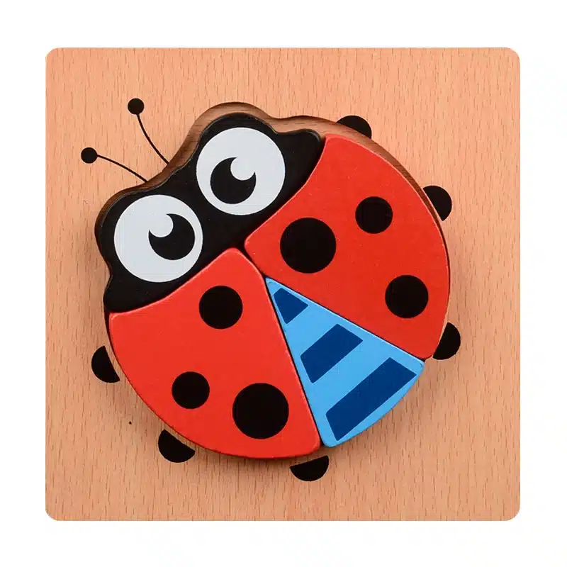 Wooden 3D Puzzle Jigsaw Wooden Toys For Children Cartoon Animal Puzzle Intelligence Kids Educational Toy Toys 22