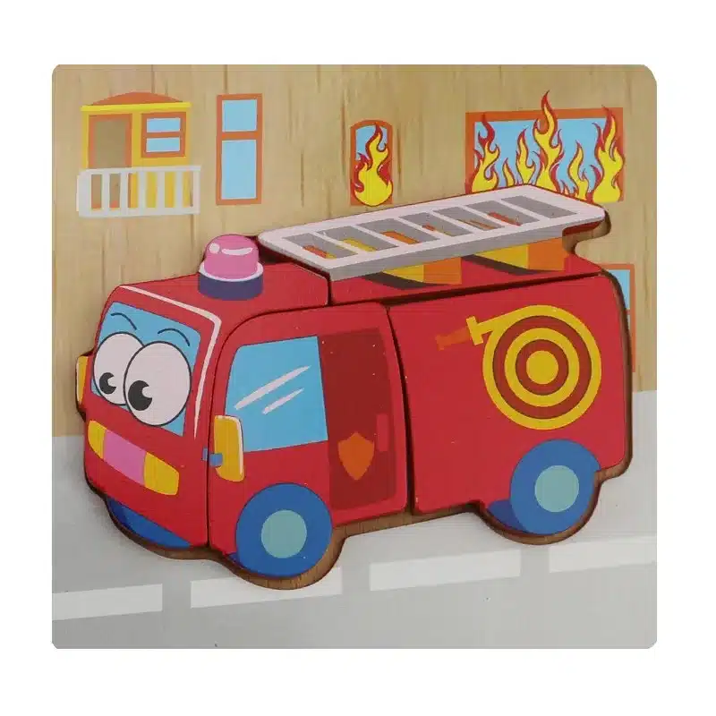 Wooden 3D Puzzle Jigsaw Wooden Toys For Children Cartoon Animal Puzzle Intelligence Kids Educational Toy Toys 30