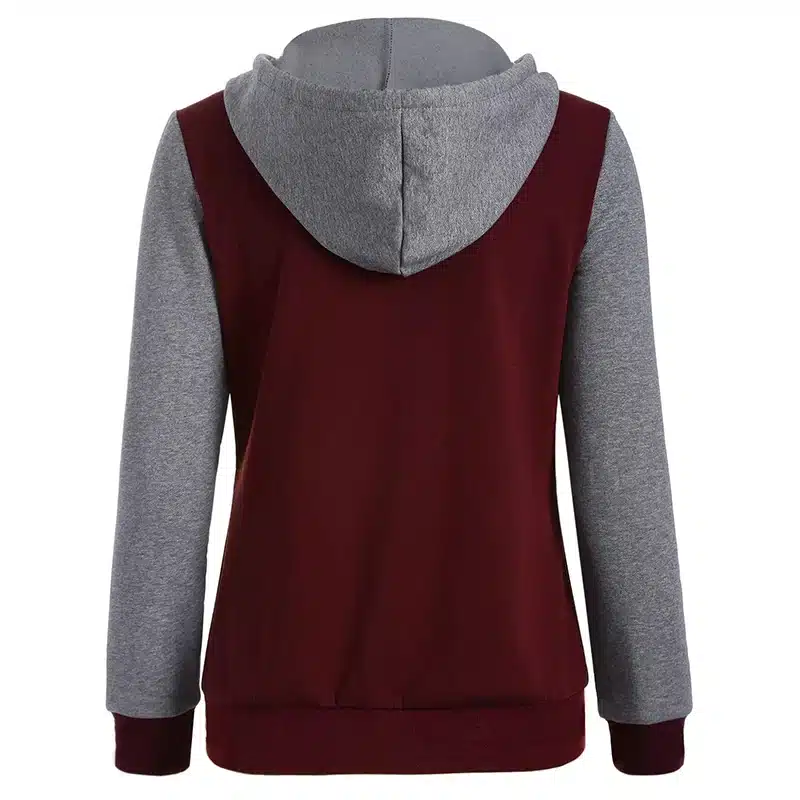 Autumn Hoodie Women Sweatshirt Long Sleeve Pocket Loose Shirt Top Tracskuit Women Hoodies Sweatshirts WS952U 10