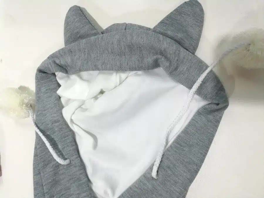 Drop shipping Women Cuddle Pouch Hoodies Mewgaroo Kangaroo Cat Pet Casual Blouse Pullovers Ears Sweatshirt Front Pocket Hoodie 18