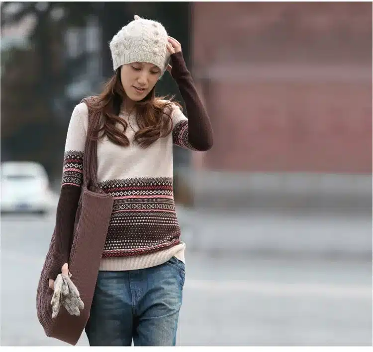 LOVELYDONKEYFree shipping New genuine cashmere sweater women pure cashmere Pullovers cashmere sweater customized big size M88 3