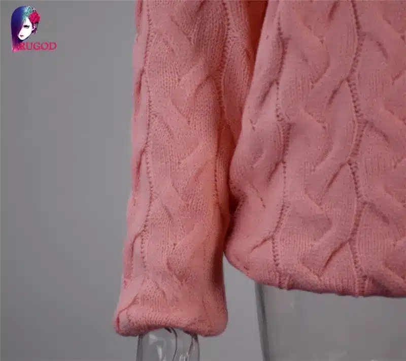 RUGOD Solid Women Sweaters And Pullovers Loose Knitted Pullover Female Tops Autumn&Winter Long Sleeve Jumper Sweater pull femme 50