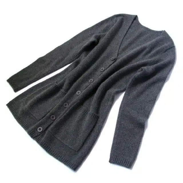 2017 new cardigan women spring autumn long cardigan lady cashmere material loose sweater for female outerwear coat with pockets 25