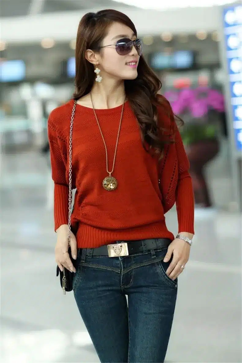 pull femme fashion 2017 winter women sweaters and pullovers long sleeve thin knitted sweater womens pullover woman jersey mujer 17