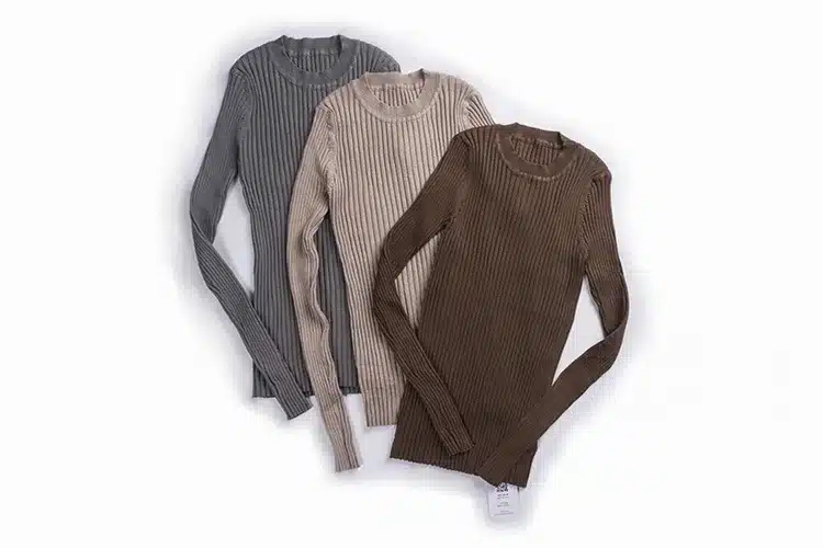 Women Sweater Pullover Basic Knitted Tops Solid Crew Neck Essential Jumper Long Sleeve Ribbed Sweaters Autumn Winter 2017 28