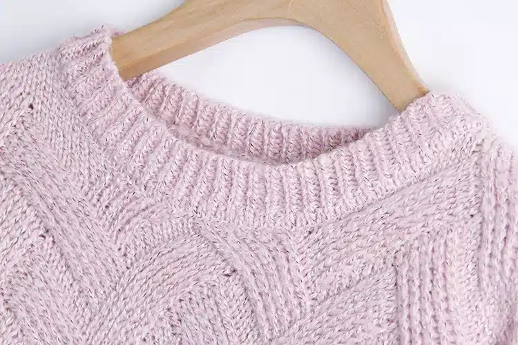 Women Fashion 2017 Spring Sweaters Basic Casual Knitting Winter Pullover Female Warm Gray/Khaki Sweater Twist Pattern,KB911 19
