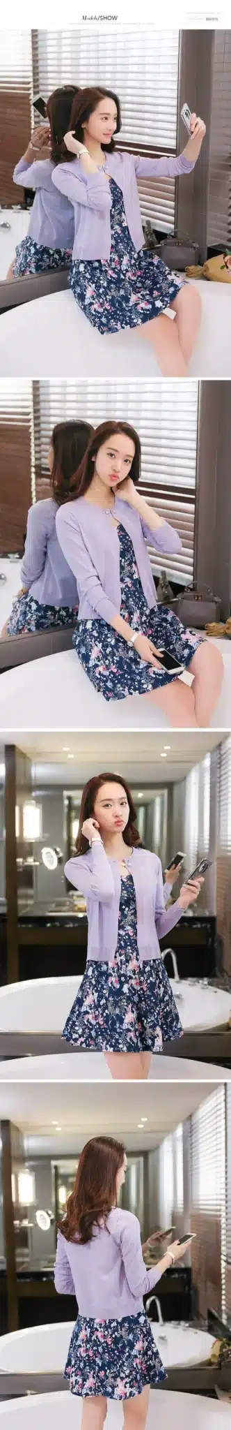 2017 and autumn sweater cardigan dress sunscreen shawl thin coat a long sleeved sweater sweater girl summer air conditioning 21