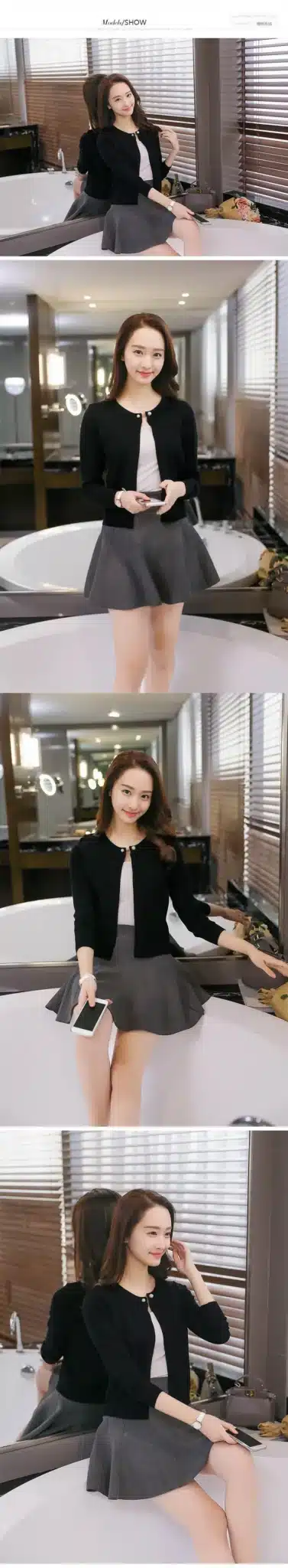 2017 and autumn sweater cardigan dress sunscreen shawl thin coat a long sleeved sweater sweater girl summer air conditioning 26