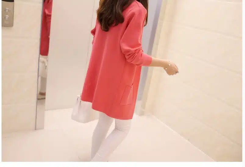 Free Shipping 2017 Spring and Autumn Women's Top Medium-long Cardigan Outerwear Sweater Knitted Cardigan female Sweaters 26
