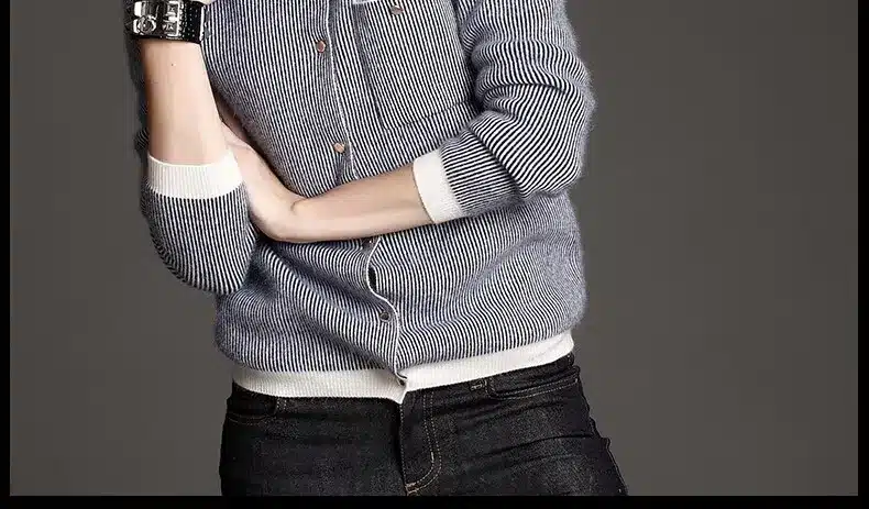 Women's Long Baseball Kitted Cashmere Cardigan Sweater Female Autumn Winter Half Turtleneck Brand New Casual Blue Cardigans 2016 13