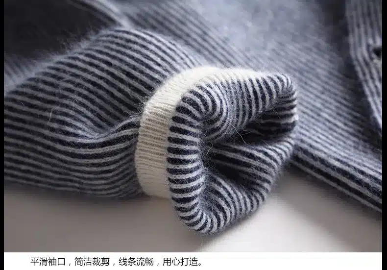 Women's Long Baseball Kitted Cashmere Cardigan Sweater Female Autumn Winter Half Turtleneck Brand New Casual Blue Cardigans 2016 28
