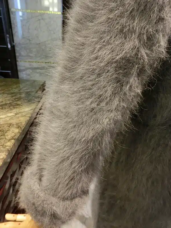 LOVELYDONKEY mink cashmere sweater women cashmere cardigan knitted mink jacket fashion winter long fur coat free shipping M283 8