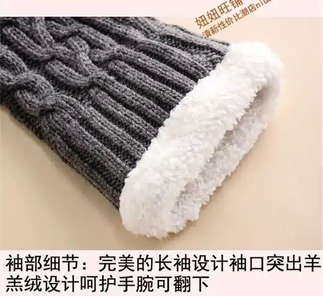 New arrival Girl Sweater Coat Winter 2017 Autumn Casual Solid Hooded Long Thicker Cashmere Knit cardigan sweater Jacket Students 21