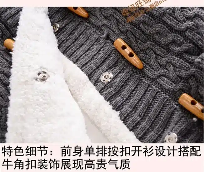New arrival Girl Sweater Coat Winter 2017 Autumn Casual Solid Hooded Long Thicker Cashmere Knit cardigan sweater Jacket Students 23