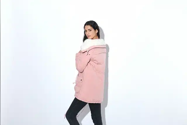 HYDIBER New 2017 Winter Coat Women Slim Plus Size Outwear Medium-Long Wadded Jacket Thick Hooded Cotton Fleece Warm Cotton Parka 11