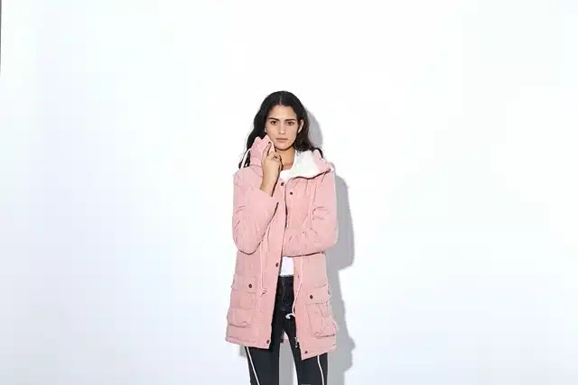 HYDIBER New 2017 Winter Coat Women Slim Plus Size Outwear Medium-Long Wadded Jacket Thick Hooded Cotton Fleece Warm Cotton Parka 12