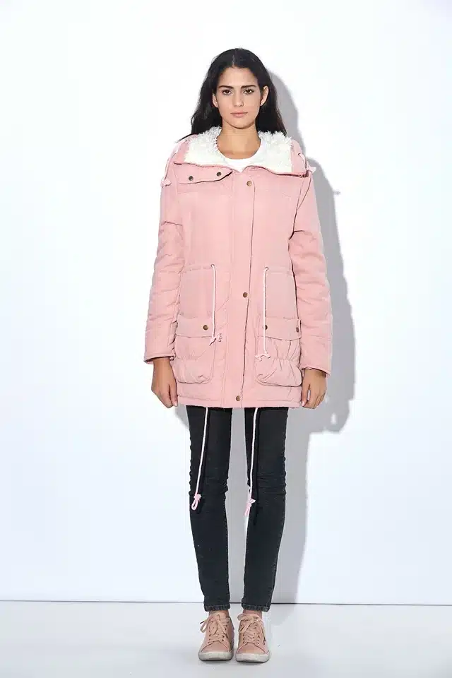 HYDIBER New 2017 Winter Coat Women Slim Plus Size Outwear Medium-Long Wadded Jacket Thick Hooded Cotton Fleece Warm Cotton Parka 13