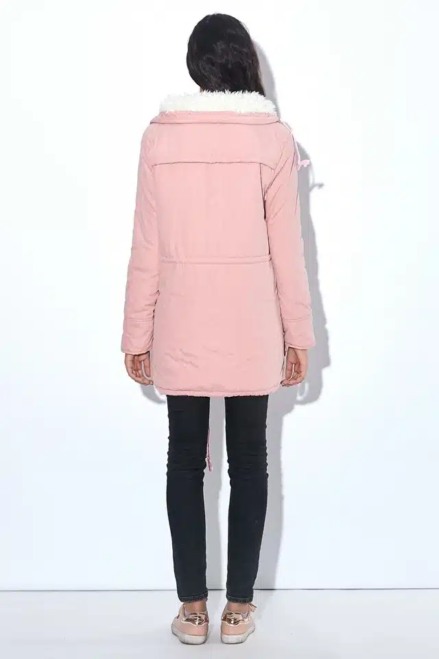 HYDIBER New 2017 Winter Coat Women Slim Plus Size Outwear Medium-Long Wadded Jacket Thick Hooded Cotton Fleece Warm Cotton Parka 15