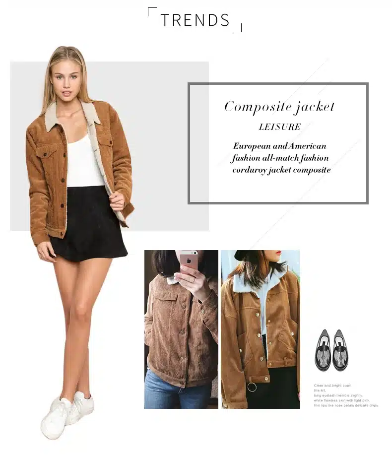 HDY Haoduoyi Winter Solid Color Women Coat Long Sleeve Turn-down Collar Jacket Coat For Female Women Single Breasted Basic Tops 6