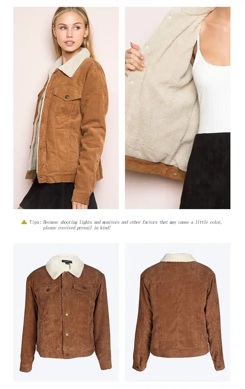 HDY Haoduoyi Winter Solid Color Women Coat Long Sleeve Turn-down Collar Jacket Coat For Female Women Single Breasted Basic Tops 12