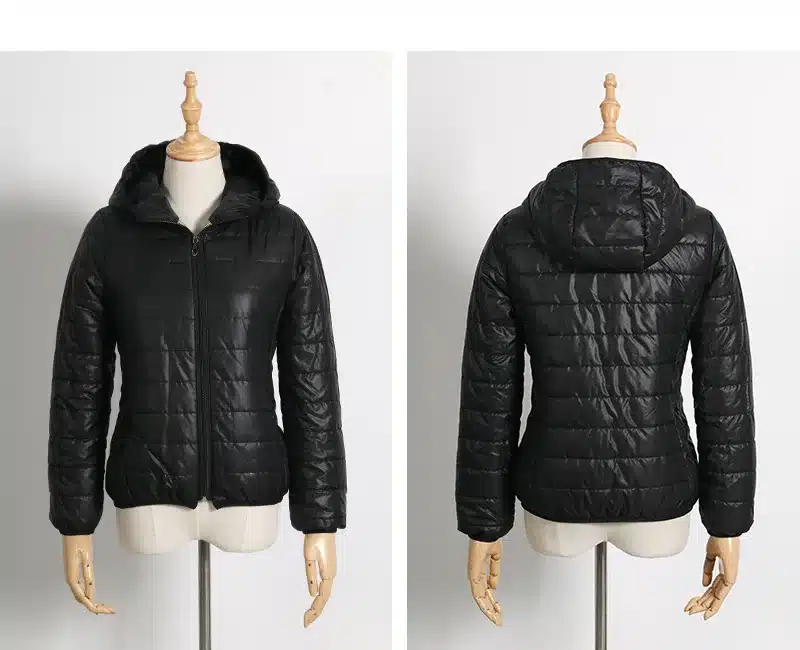 Zipper Hooded Women Winter Jacket 2017 New Brand Spring Autumn Slim Warm Coat Solid Color Short Ladies Padded Fashion Jacket 5