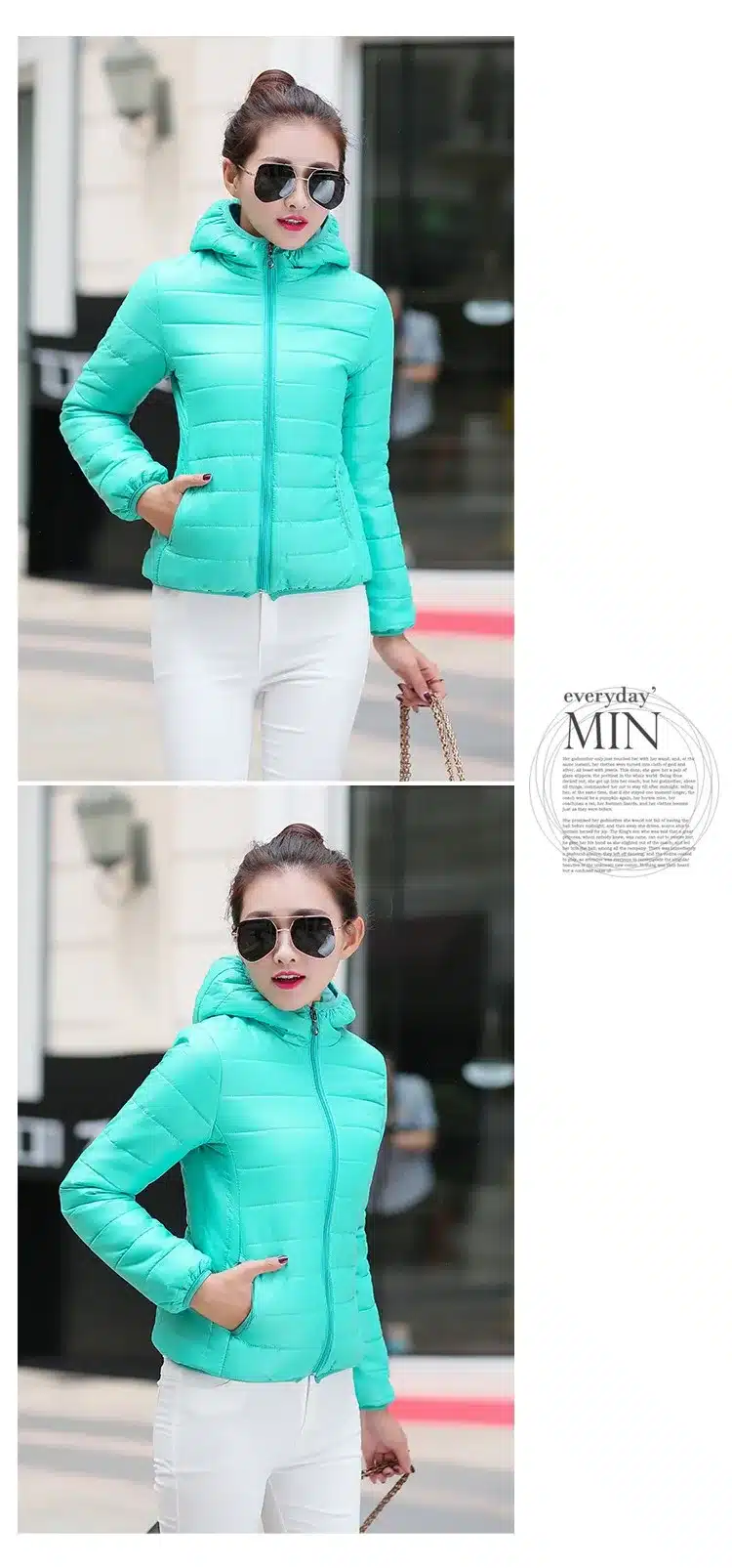 Zipper Hooded Women Winter Jacket 2017 New Brand Spring Autumn Slim Warm Coat Solid Color Short Ladies Padded Fashion Jacket 18