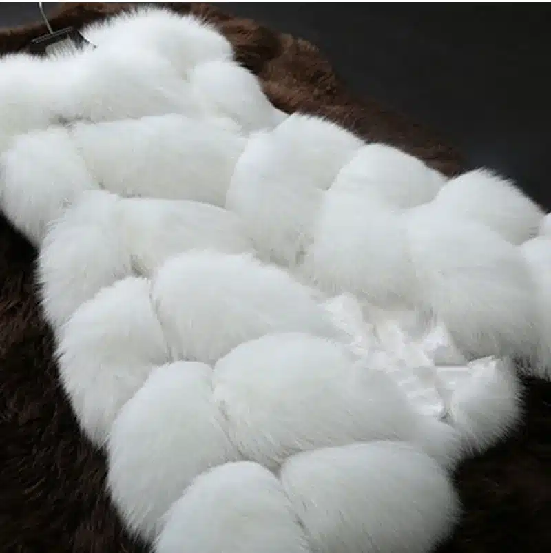 2017 Winter Warm Luxury Fur Vest for Women Faux Fur Coat Vests Women's Coats Jacket High Quality Furry Coat 37