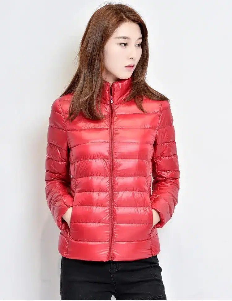 2017 New Women Winter Coat Fashion 90% White Duck Down Jacket Ultralight Portable Slim Down Coat Female Winter Jackets Parkas 16