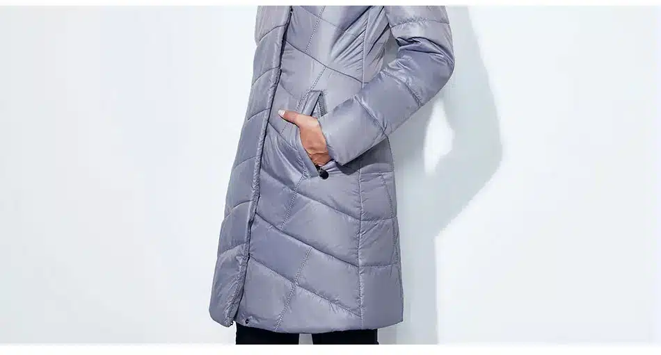 women jacket Spring slim thin coat women solid long parka warm coats outerwear zipper SnowClassic new arrival high quality 2017 26