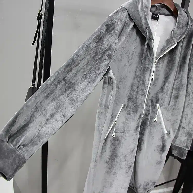 2017 Autumn New Open Velvet Women Hooded Basic Coats jacket Casual Lady Winter Long Fashion Black Hooded Jacket Outwear A3386 15