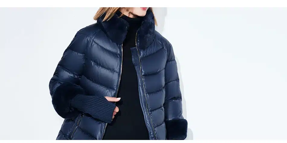 Winter coat jacket women warm 2017 female Winter Coats Real Rabbit Fur Collar/sleeve detachable Jackets Hot sale SnowClassic 20