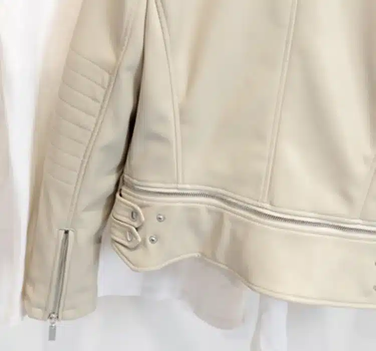 JUANTALK Fashion Spring Autumn Women Soft Faux Washed Leather Jacket Long Sleeve Zipper Detachable Motorcycle PU Jackets Coat 23