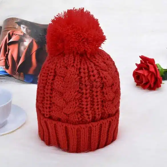 Knitted Winter Hats for Women's Hat Scarf Set Two Piece Sets New Fashion Cap Gorros Bonnet Acrylic Beanie Black SC5512+30 22