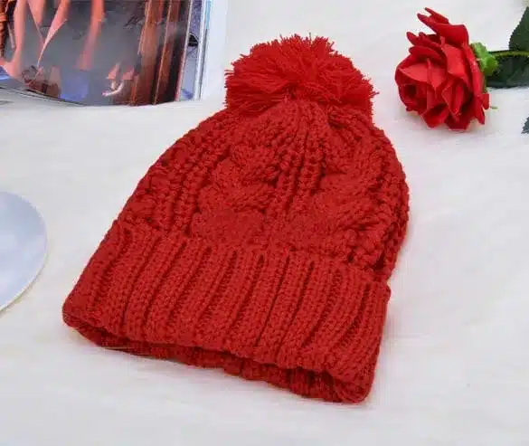 Knitted Winter Hats for Women's Hat Scarf Set Two Piece Sets New Fashion Cap Gorros Bonnet Acrylic Beanie Black SC5512+30 23