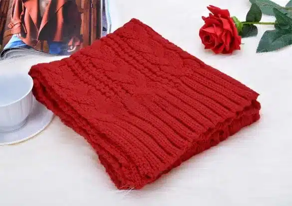 Knitted Winter Hats for Women's Hat Scarf Set Two Piece Sets New Fashion Cap Gorros Bonnet Acrylic Beanie Black SC5512+30 25