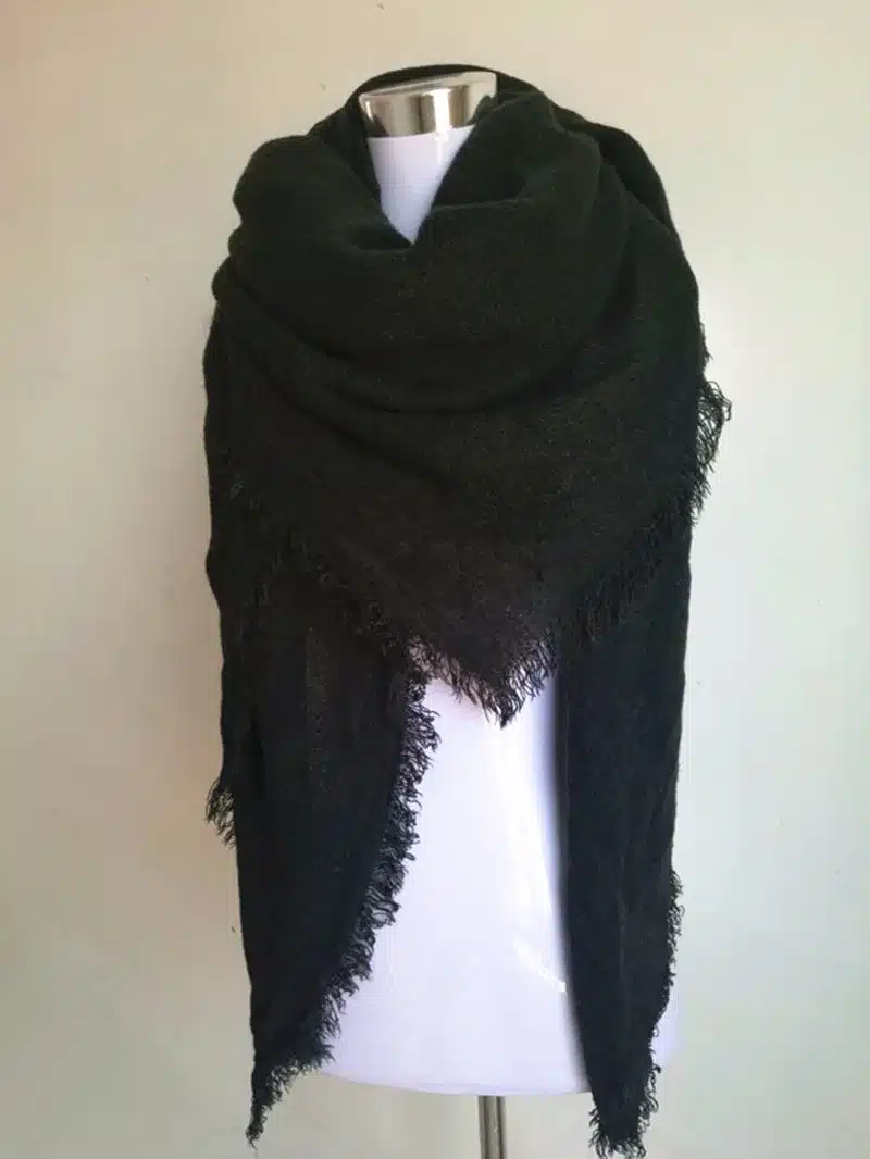 Za Solid Scarf Women bufandas mujer 2016 black fashion warm women scarves winter scarf wrap shawl Blanket Scarf Luxury Brand 12