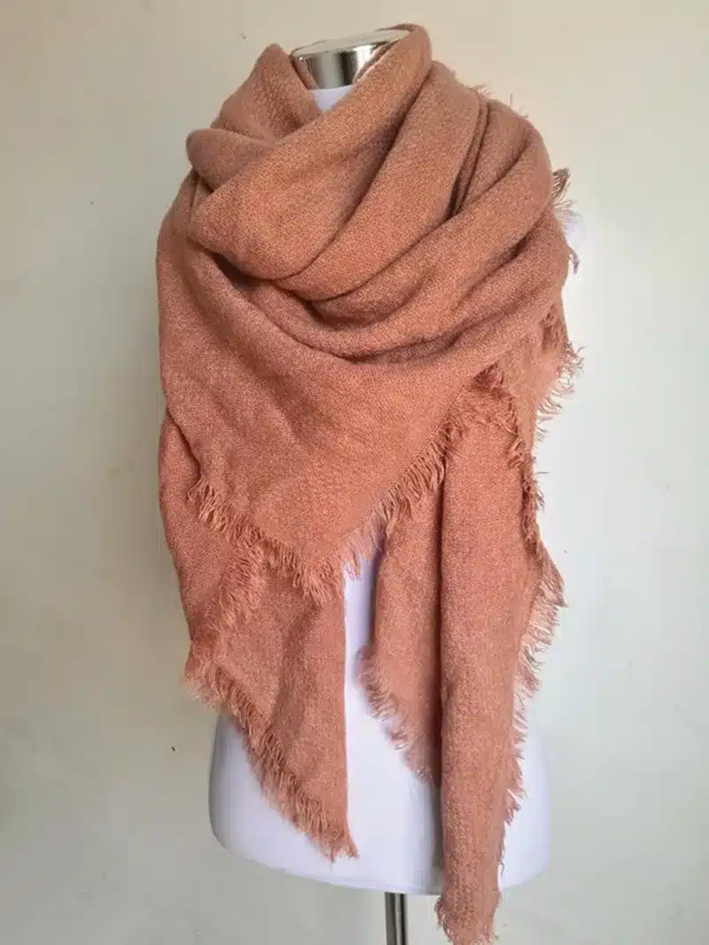Za Solid Scarf Women bufandas mujer 2016 black fashion warm women scarves winter scarf wrap shawl Blanket Scarf Luxury Brand 14
