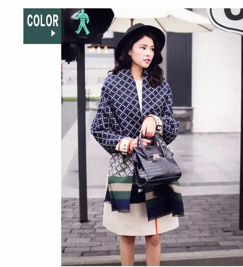 [AETRENDS] 2017 New Winter Women's Scarves Cashmere Plaid Scarf Double Sides Pashmina Shawl Z-3424 15