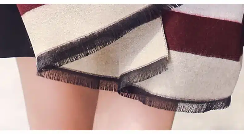 [AETRENDS] 2017 New Winter Women's Scarves Cashmere Plaid Scarf Double Sides Pashmina Shawl Z-3424 19