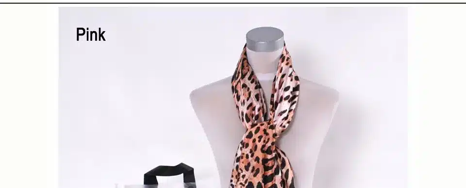 [BYSIFA]Coffee black Leopard Print Square Scarves Printed 2016 New Design Crepe Satin Silk Winter Ladies Scarves Wraps 130*130cm 12