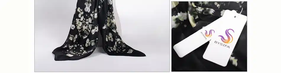 [BYSIFA]Coffee black Leopard Print Square Scarves Printed 2016 New Design Crepe Satin Silk Winter Ladies Scarves Wraps 130*130cm 40