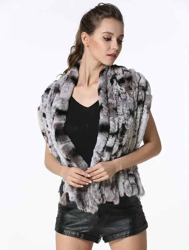Fashion Women Scarf Classic 8 Vertical Bars Wrap Scarf Long Scarves 145cm*27cm Ladies Winter Real Rex Rabbit Fur Scarves LX00856 14