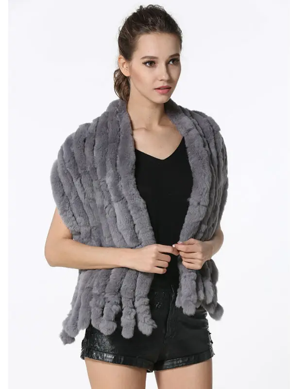 Fashion Women Scarf Classic 8 Vertical Bars Wrap Scarf Long Scarves 145cm*27cm Ladies Winter Real Rex Rabbit Fur Scarves LX00856 40