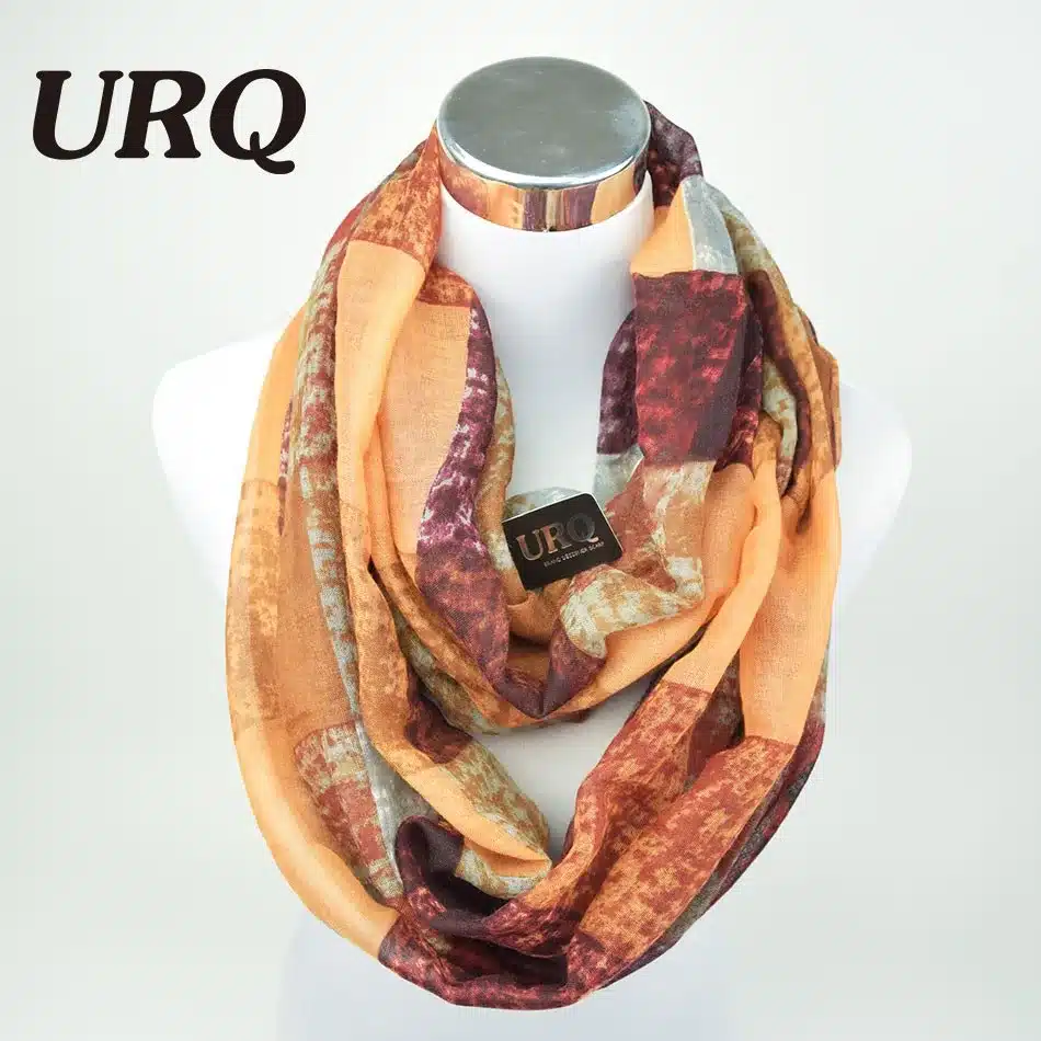 Winter Tube Scarves Warm For Women 2016 New Design plaid lady Ring Scarfs Infinity Scarf muffler V8A18430 6