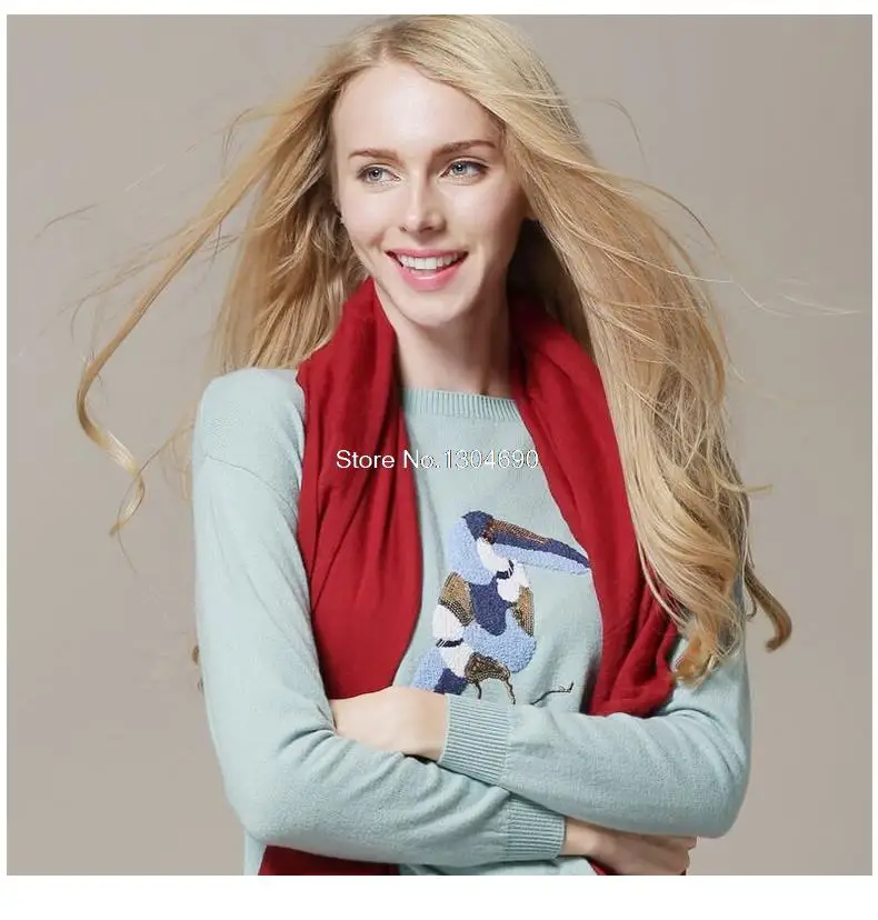 Autumn 2017 New Arrival Scarf Women Dress Scarves Winter Warm Cotton Wraps Solid Colors Apparel Accessories 10
