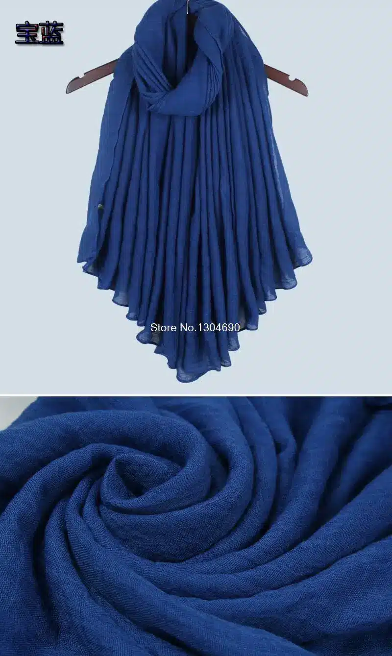Autumn 2017 New Arrival Scarf Women Dress Scarves Winter Warm Cotton Wraps Solid Colors Apparel Accessories 18
