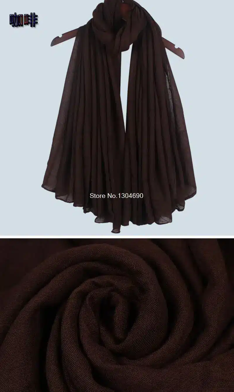 Autumn 2017 New Arrival Scarf Women Dress Scarves Winter Warm Cotton Wraps Solid Colors Apparel Accessories 30