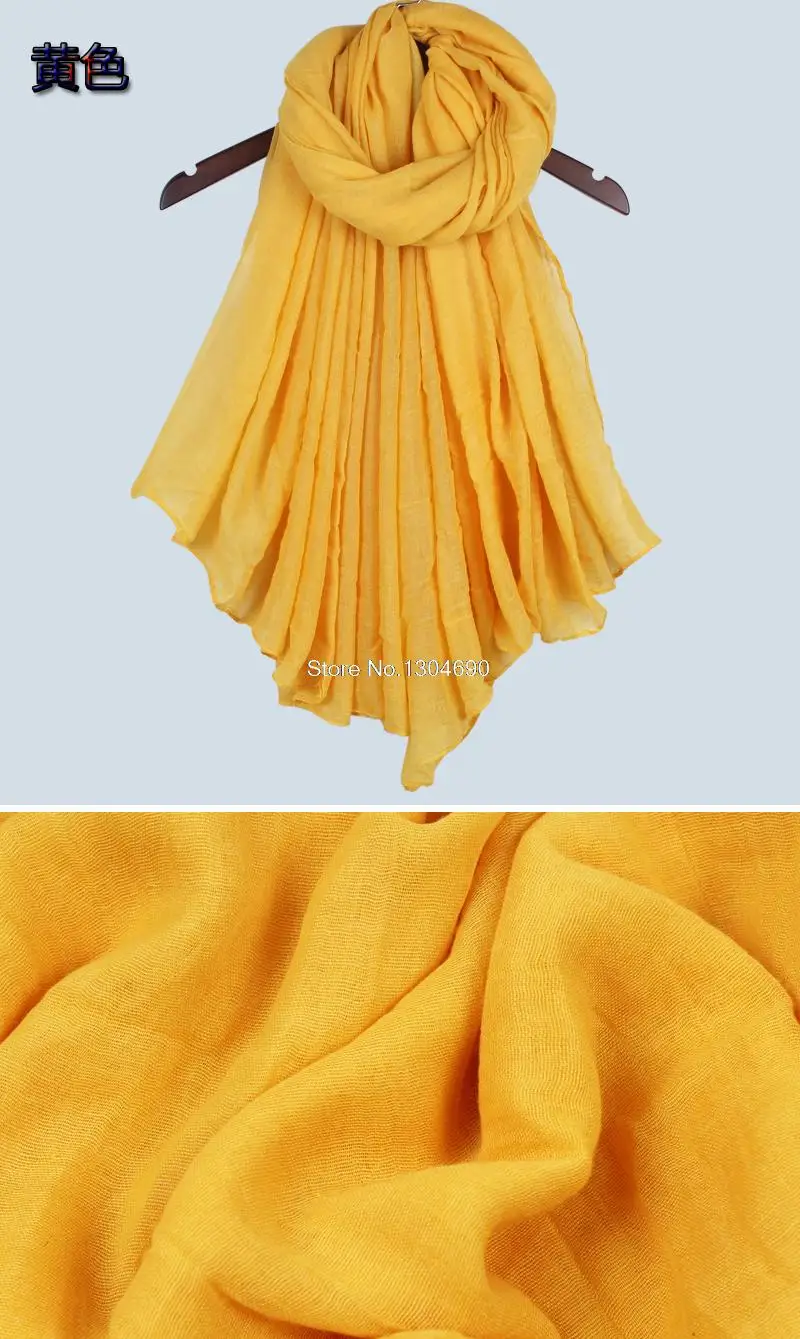 Autumn 2017 New Arrival Scarf Women Dress Scarves Winter Warm Cotton Wraps Solid Colors Apparel Accessories 36