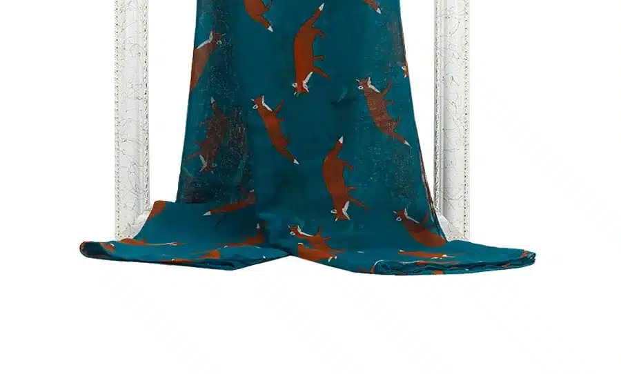 Ladybro Brand Infinity Loop Scarf For Women Autumn Winter Scarves Ring Scarf Long Shawl Lady Fox Print Pashmina Scarves Female 13