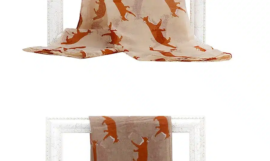 Ladybro Brand Infinity Loop Scarf For Women Autumn Winter Scarves Ring Scarf Long Shawl Lady Fox Print Pashmina Scarves Female 19